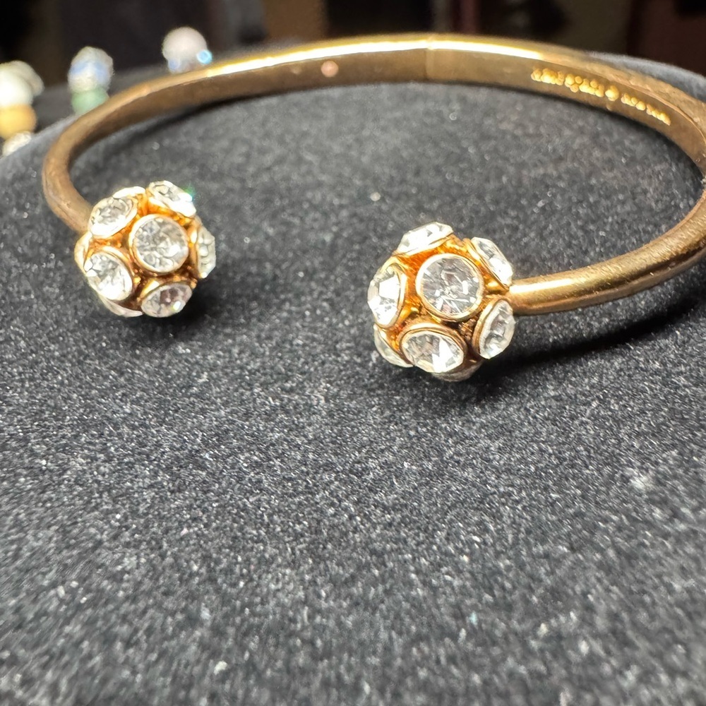 Kate Spade Open Rhinestone Bangle - Picture 2 of 9